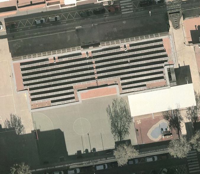 vista aèria escola general prim