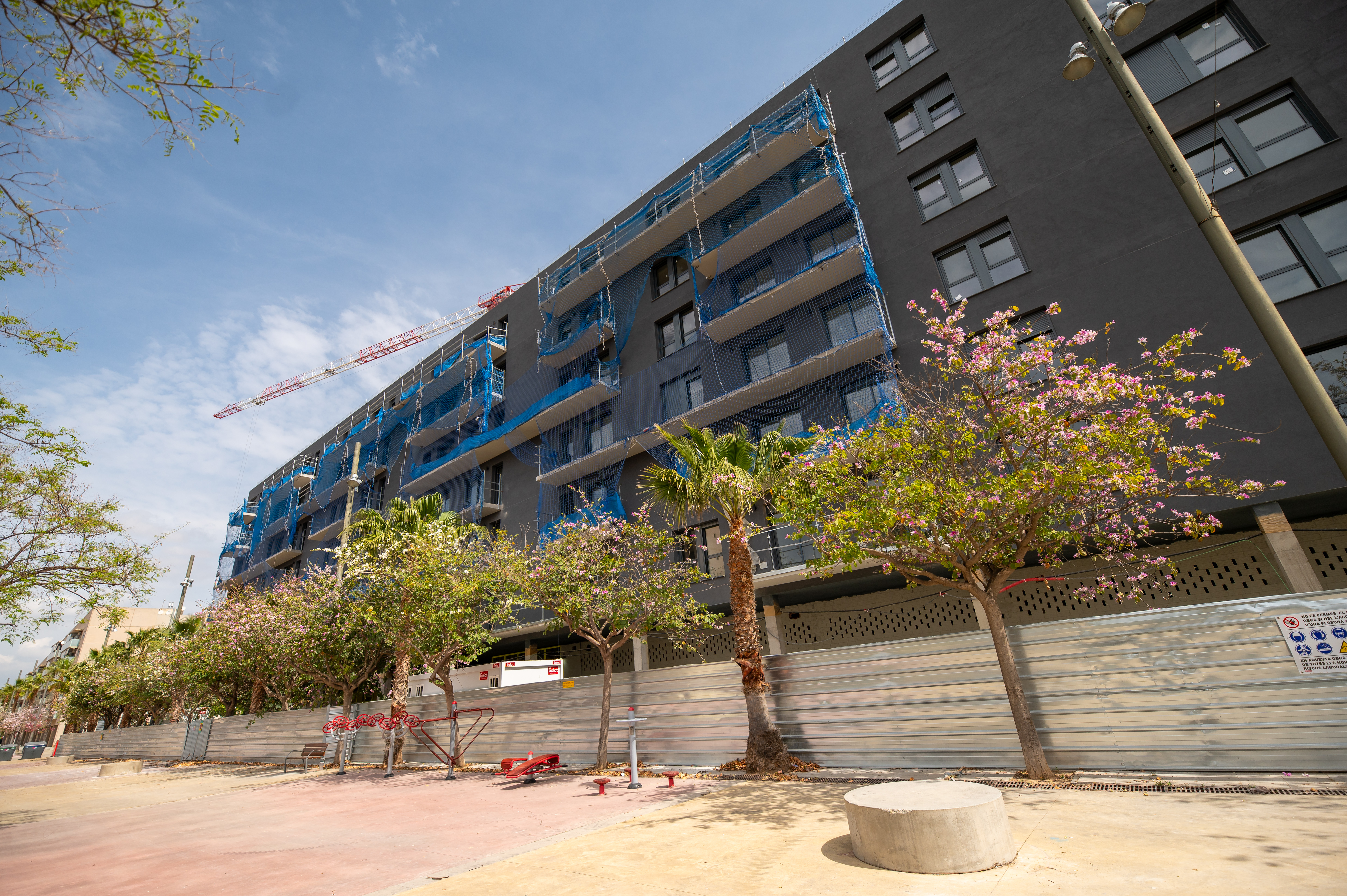 Visita d'obres a la promoció d'habitatge assequible de Mas Iglesias