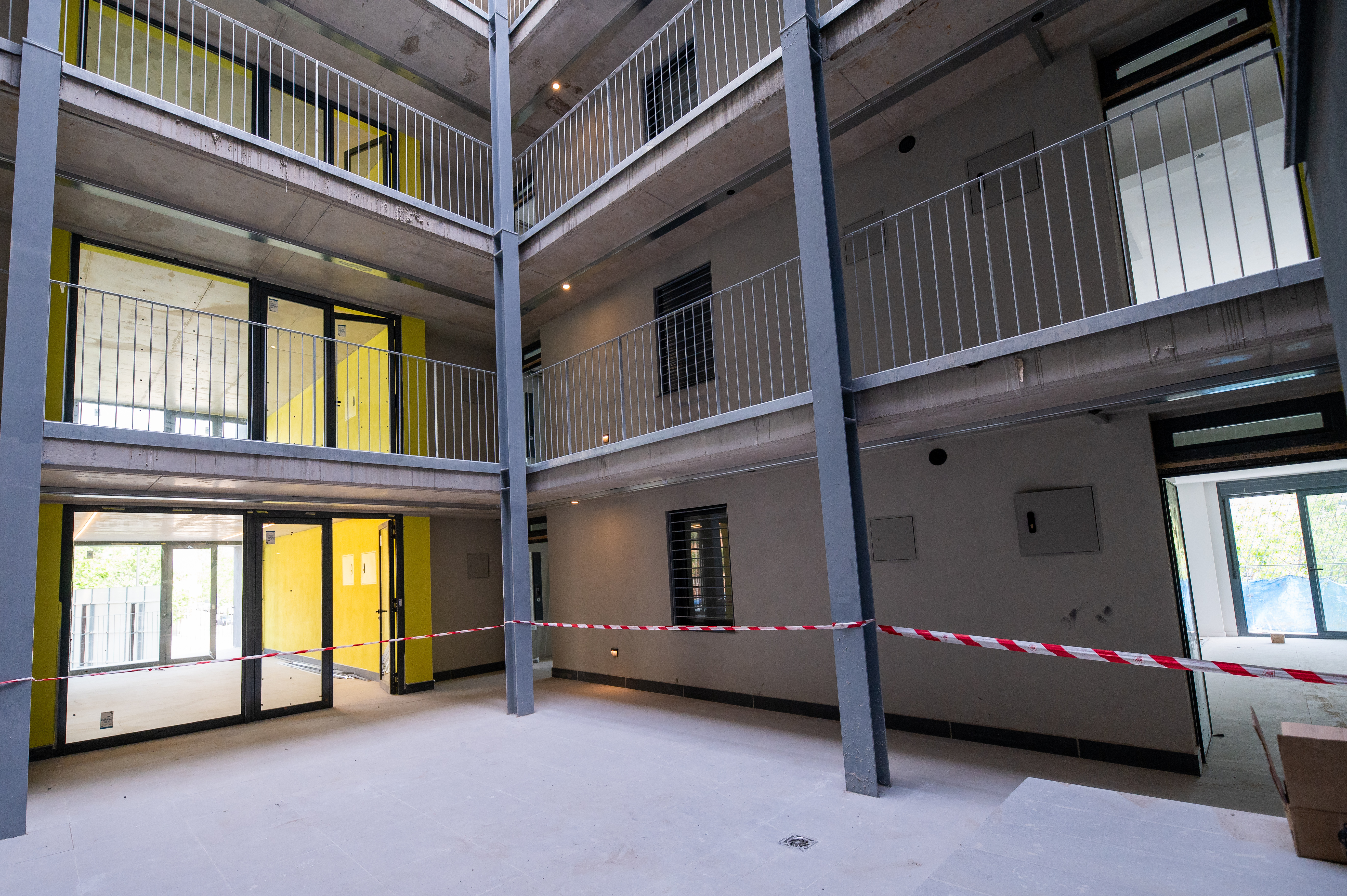 Visita d'obres a la promoció d'habitatge assequible de Mas Iglesias