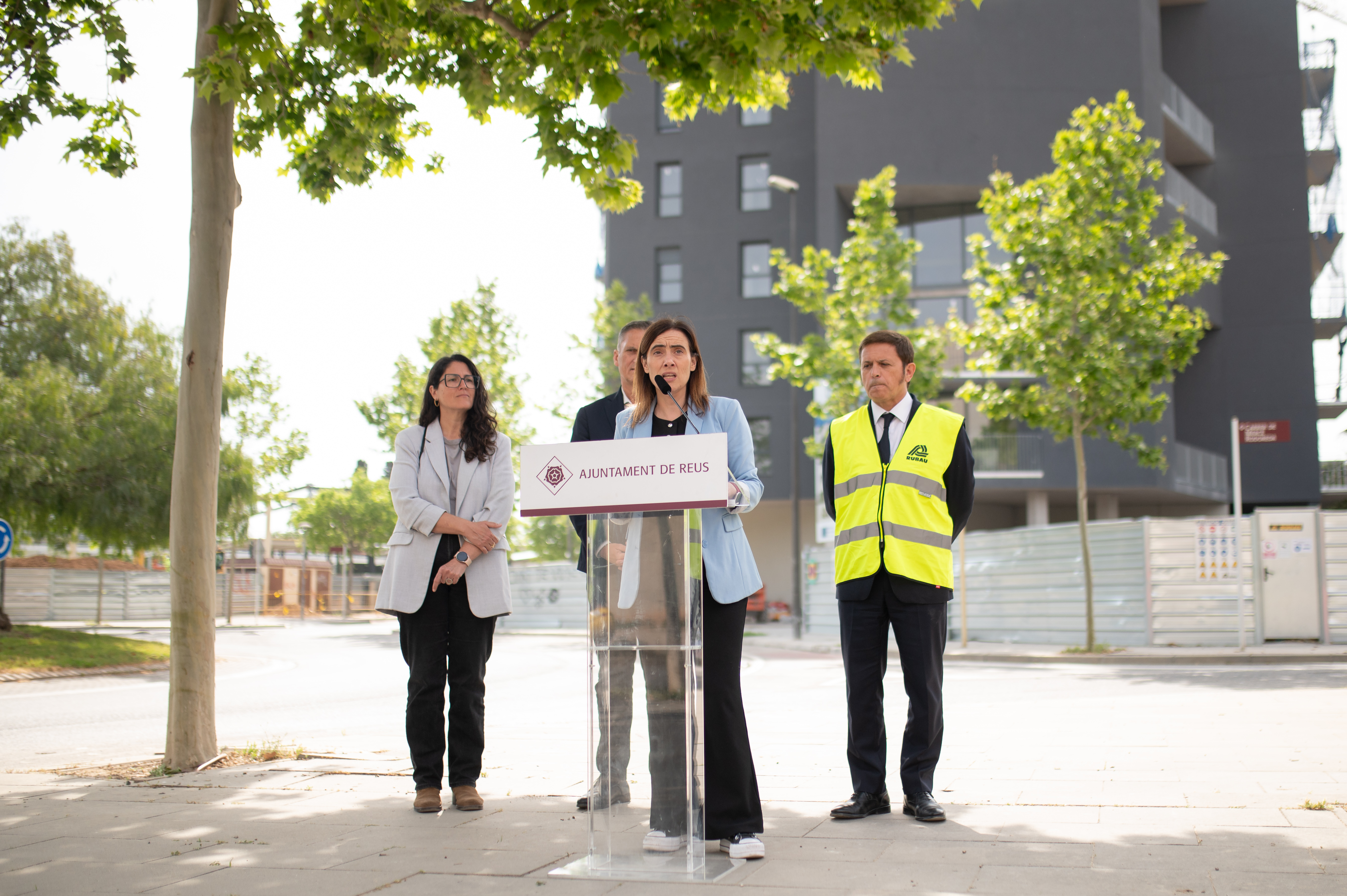 Visita d'obres a la promoció d'habitatge assequible de Mas Iglesias