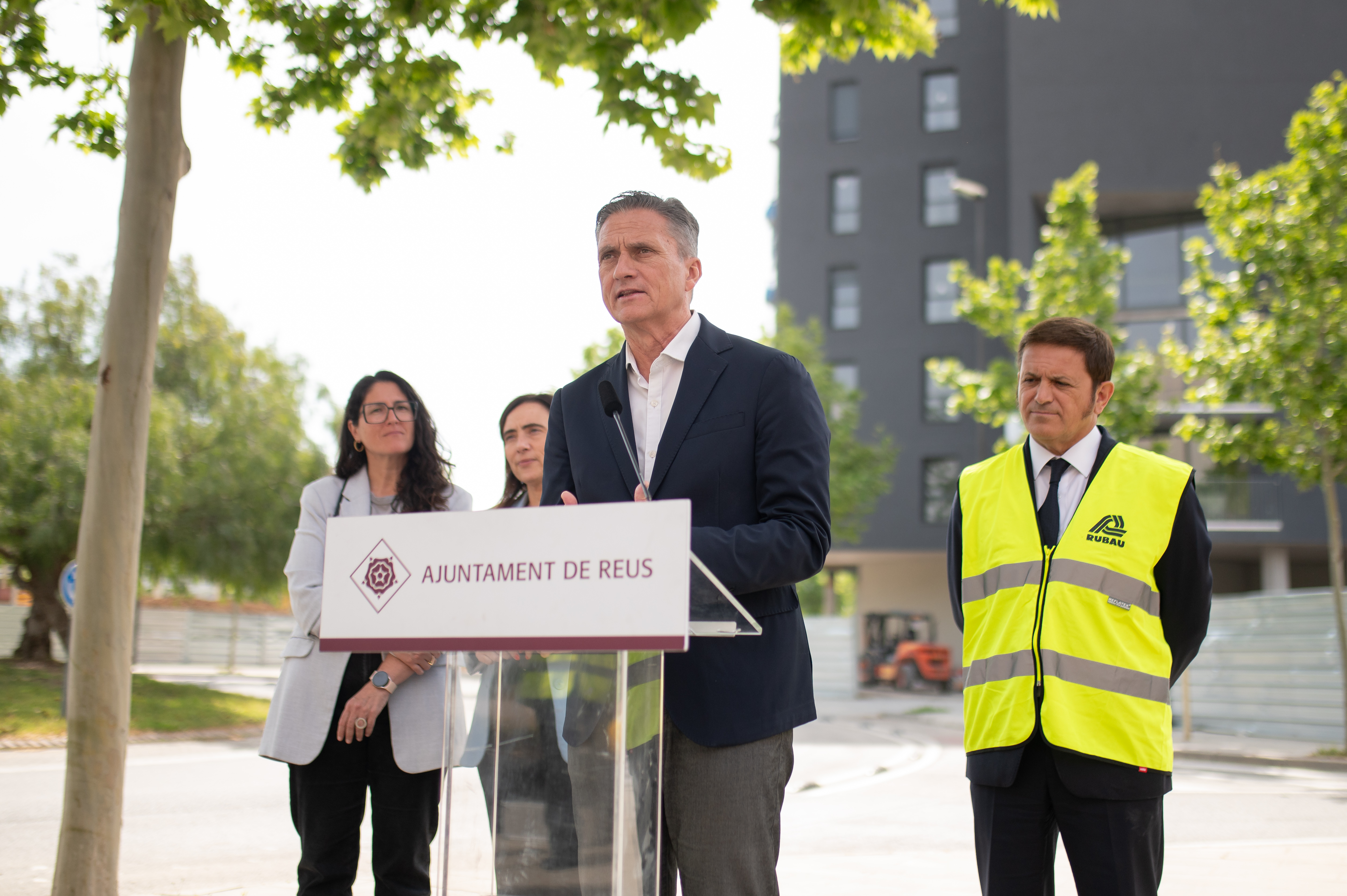 Visita d'obres a la promoció d'habitatge assequible de Mas Iglesias