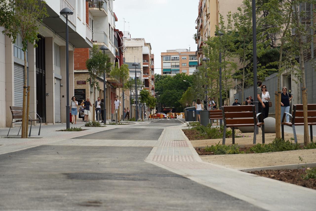 Inauguració remodelació carrer del Doctor Ferran