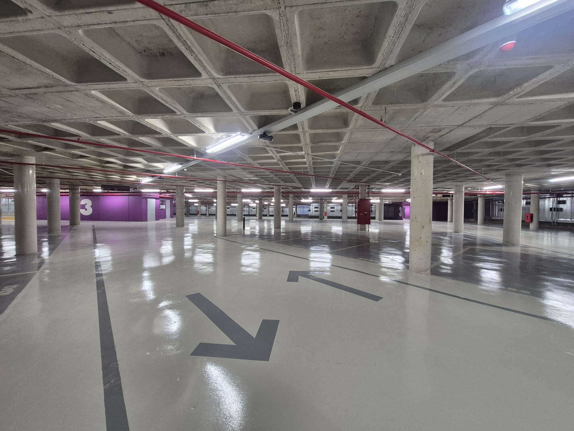 Obres de construcció de l'aparcament Riera