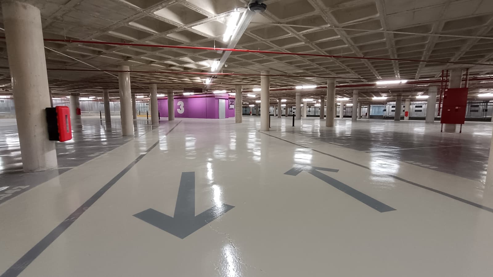 Obres de construcció de l'aparcament Riera
