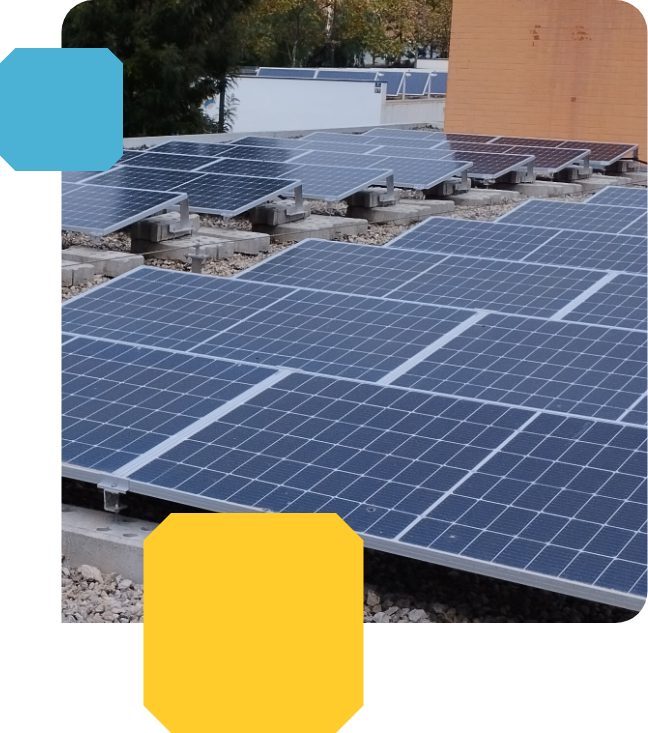 imatge d'una instal·lació d'energia solar